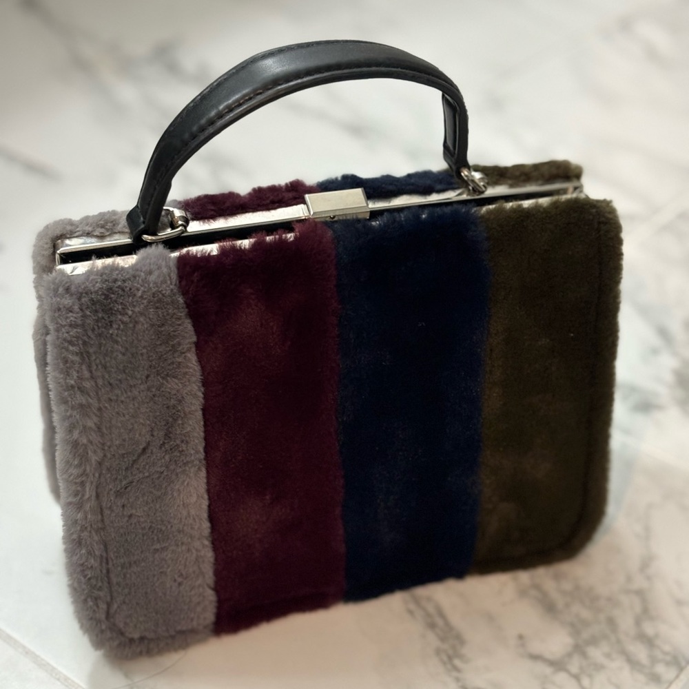Shopbop faux fur handbag